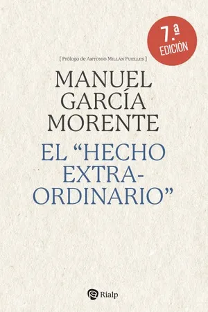El "Hecho extraordinario"